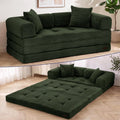 MAXYOYO Convertible Sofa Bed, Floor Sofa Couch with L-Shaped Backrest